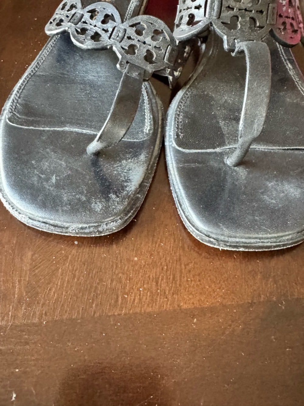 Tory Burch Black Miller Thong Sandals - Picture 5 of 5